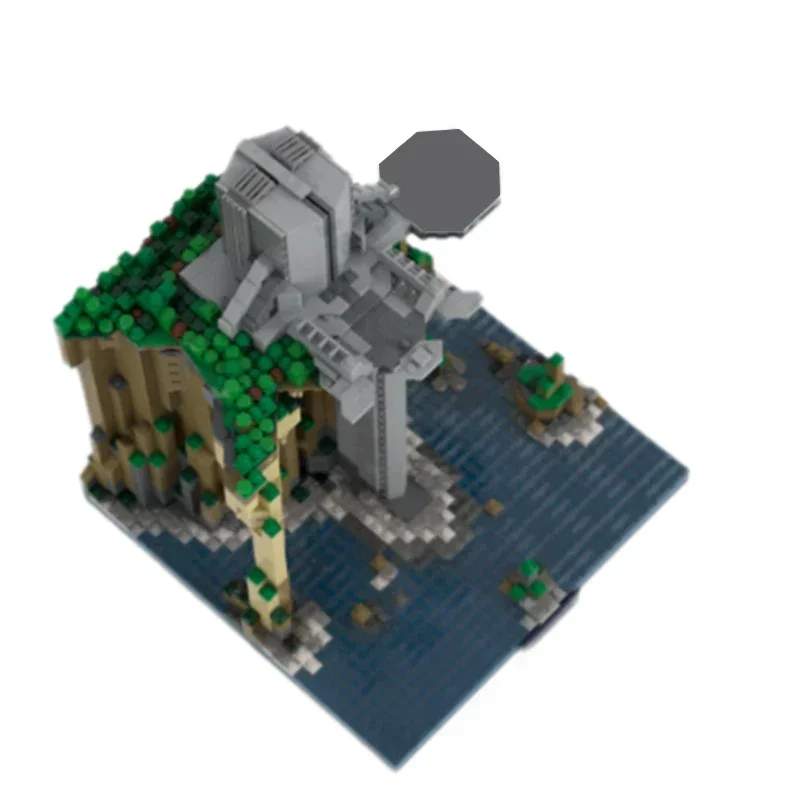 Modelo de película estrella, bloques de construcción Moc, Castillo Ultramicro, tecnología Diorama, bloques modulares, regalos, juguetes de Navidad, conjuntos DIY de montaje