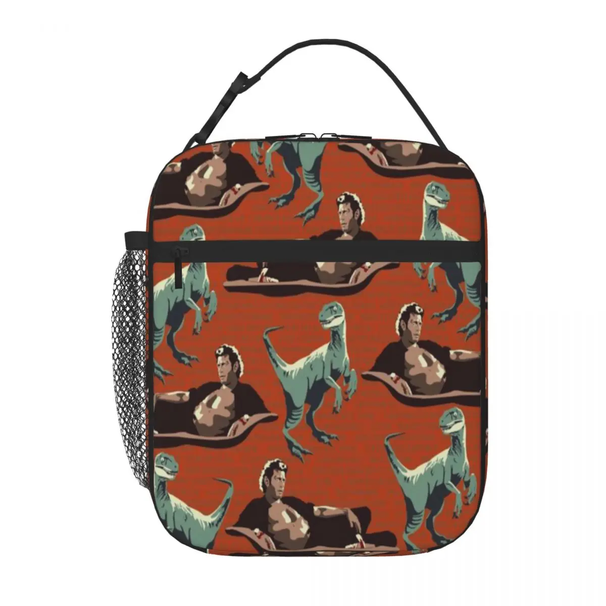 Bestselling Jurassic Geniuses Bold Color Canvas Lunch Bag Daily Snack Storage Bento Bag