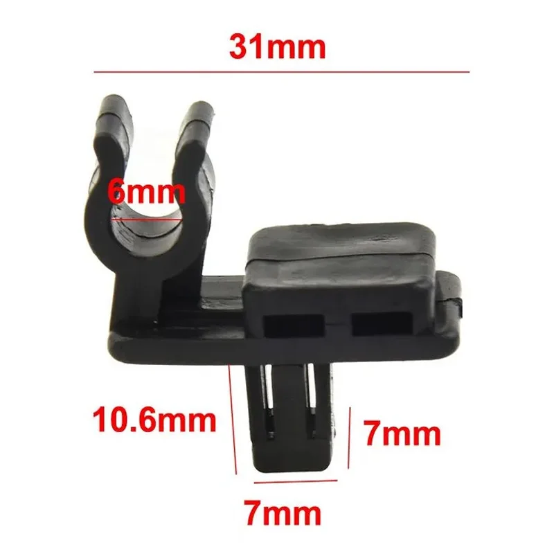 8-97104427-0 2PCS N-62 Fixer suitable for wiring harness buckle of front hood support rod of Isuzu automobile 8-94441-538-0