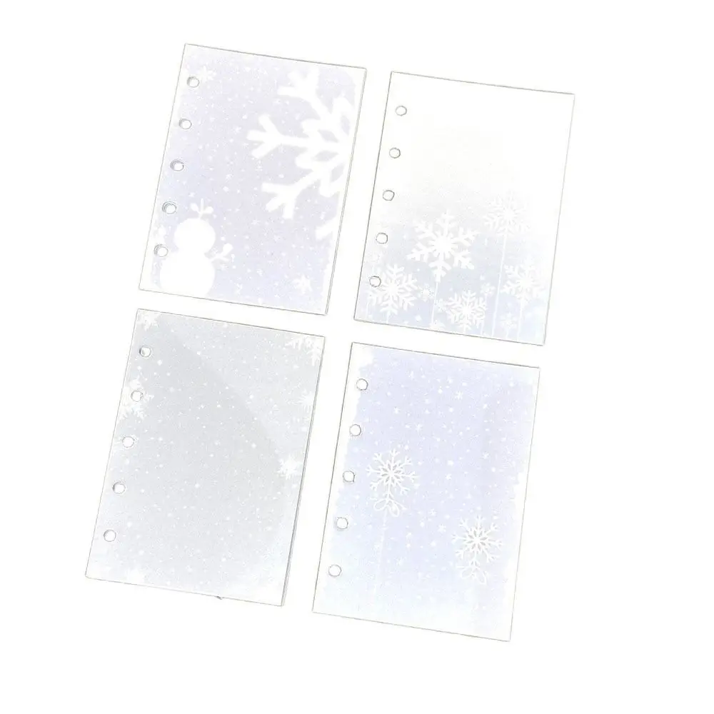 

40Sheet/50Sheet/60Sheet M5 A8 Loose-Leaf Notebook Refill Paper Fish Sushi Snowflake Star Inner Refill Binder Paper Pages Cake