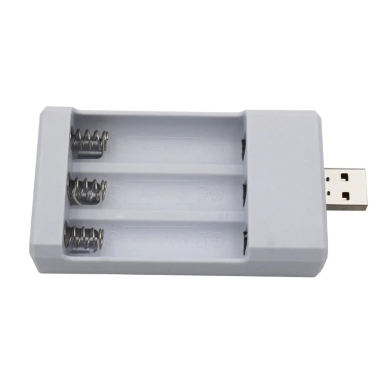 

Rechargeable USB Output 3 Slots Charging Short Circuit for Protection Suitable for AAA/AA Tools