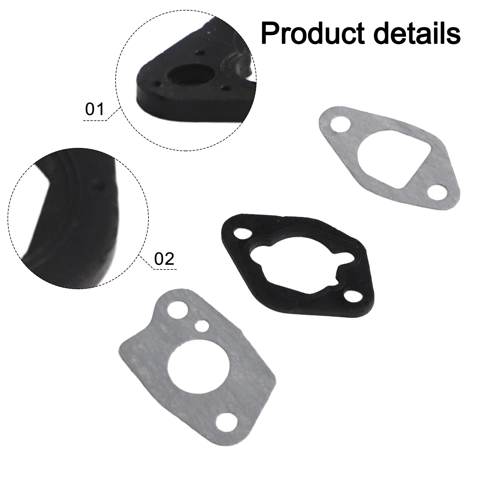 Yard Garden Outdoor Carburetor Gaskets Engine Parts Replacement 3PCS Carburetor for carb Gaskets For Honda for gx120 GX140 for