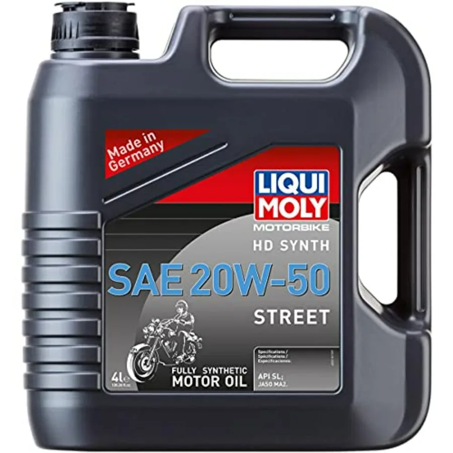 

Моторное масло MotorBike HD Synth SAE 20w-50 4л для мотоциклетных двигателей, высокопроизводительная синтетическая формула, идеально подходит для высоких температур