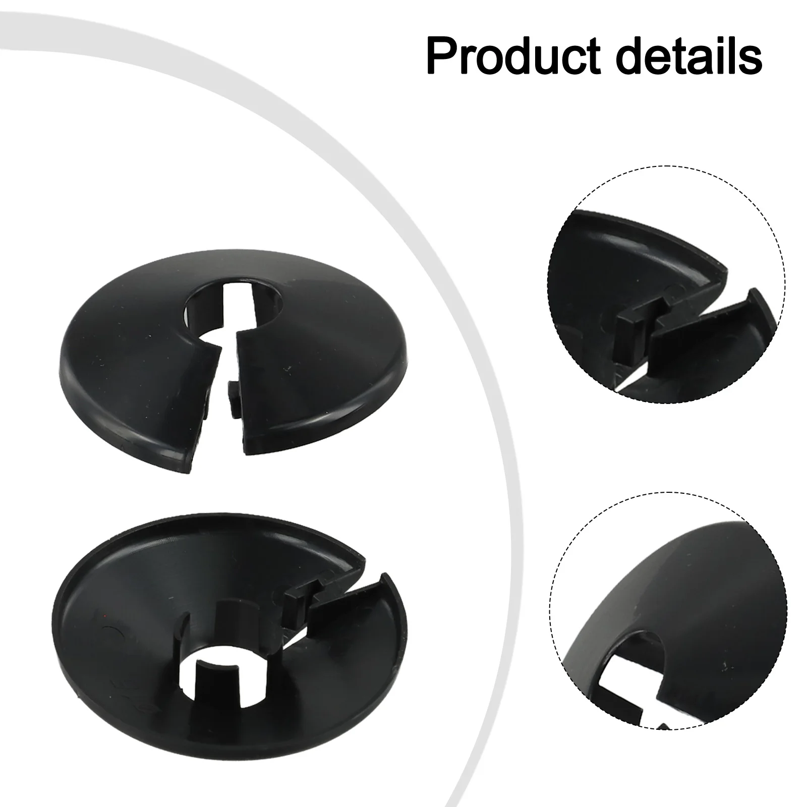 Complete Pipe Cover Kit Versatile Sizes 15 X 500mm Radiator Pipe Covers Complete Installation Kit Plastic Pipe Covers