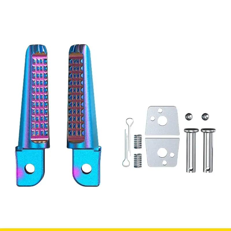 SZCH 1 Pair Aluminum Footpeg Support Motorbike Accessories Rear Footpeg Supports