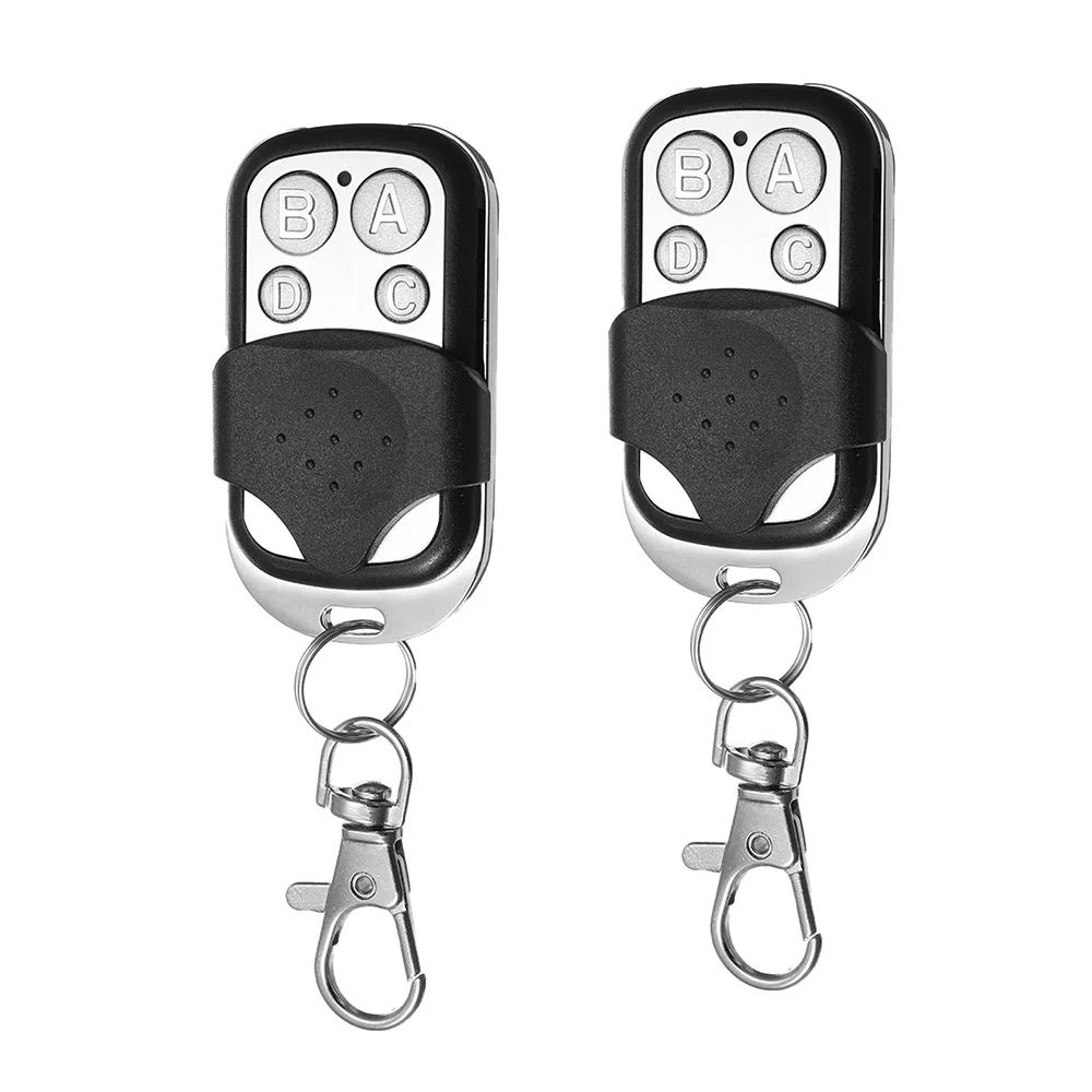 433.92MHz Remote for Gate Remote Control Key Fob 4 Buttons Universal Cloning Wireless Remote Control 315MHz for Car Garage Door