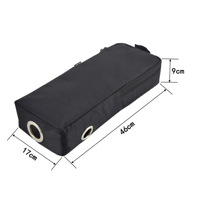 30cm/46cm Beam Pack 18650 battery Bag Double outlet Oxford Cloth Bag for lifepo4 Battery MTB Bike Rack PVC Battery