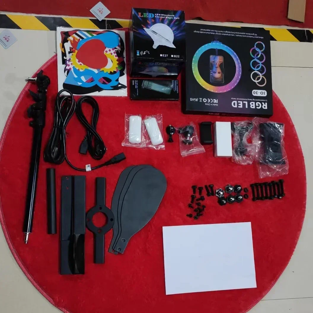 

Hot sales Party Supplies Overhead 360 Photo Booth Enclosure Backdrop Commercial Rental 360 Camera Photo Booth Overhead