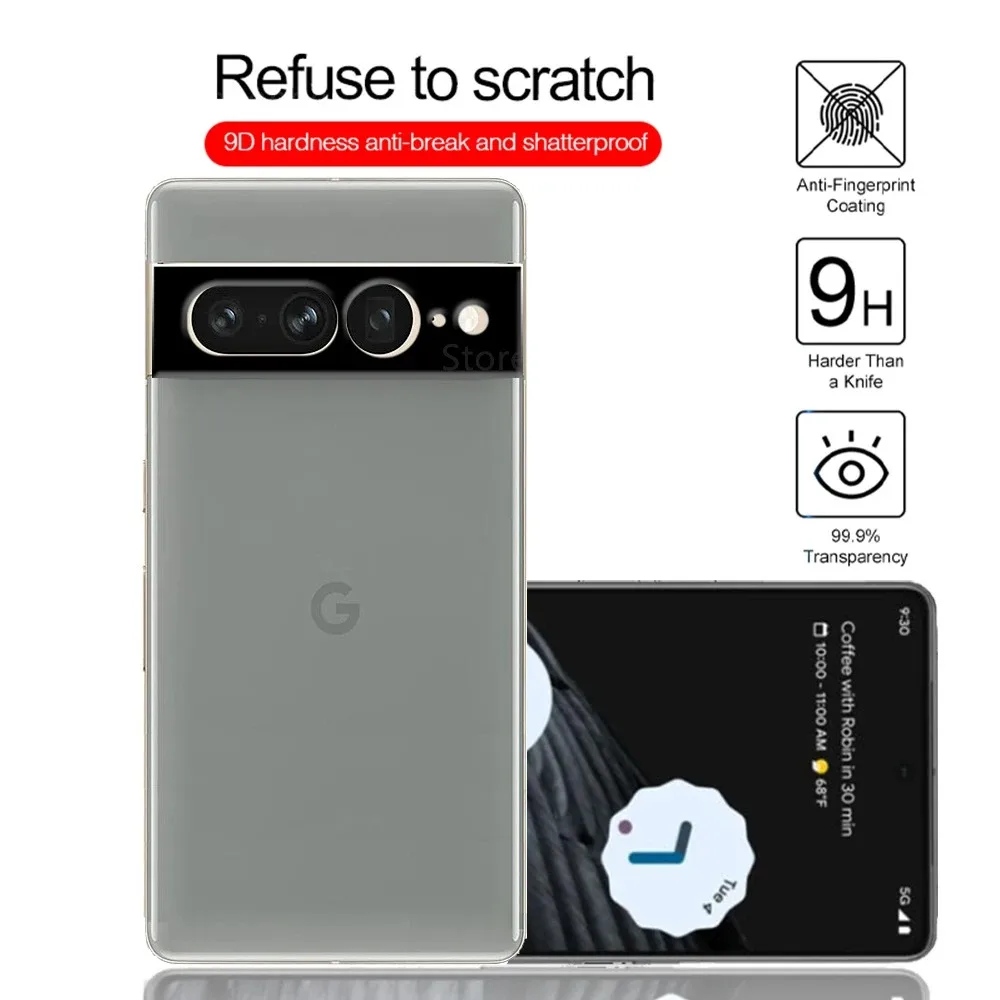 3PCS Camera Lens Protector for Google Pixel 8 Pro 7 6 Pro Case Friendly Camera Lens Cover Tempered Glass Google Pixel 6a 7a 8a