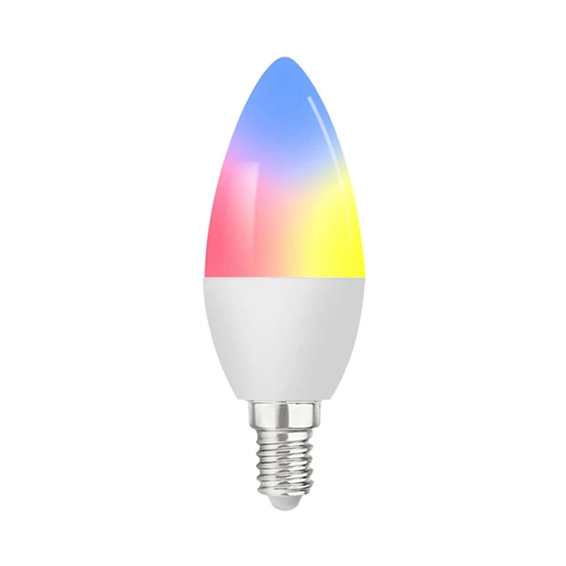 

Tuya Zigbee 3.0 Smart Bulb E12 Smart Candle Bulb With Voice Control Support Alexa Google Hue Smartthings Gateway