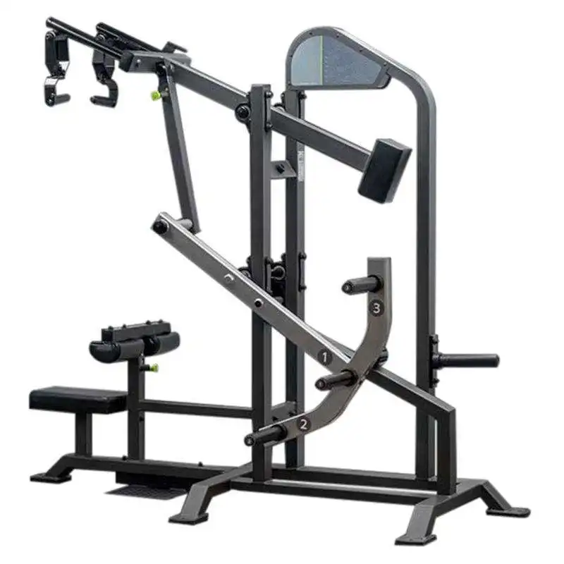 Commercial Equipment Plate Loaded Strength Training Iso-Lateral Seated Lat High Pulldown Machine