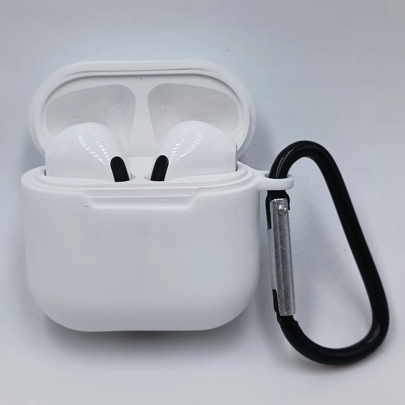 TWS Mini Pro 4 Kopfhörer Bluetooth Kopfhörer Silikonhülle für Apple AirPods Pro 4 Cover Case Airpods Pro 4 Headsets Zubehör