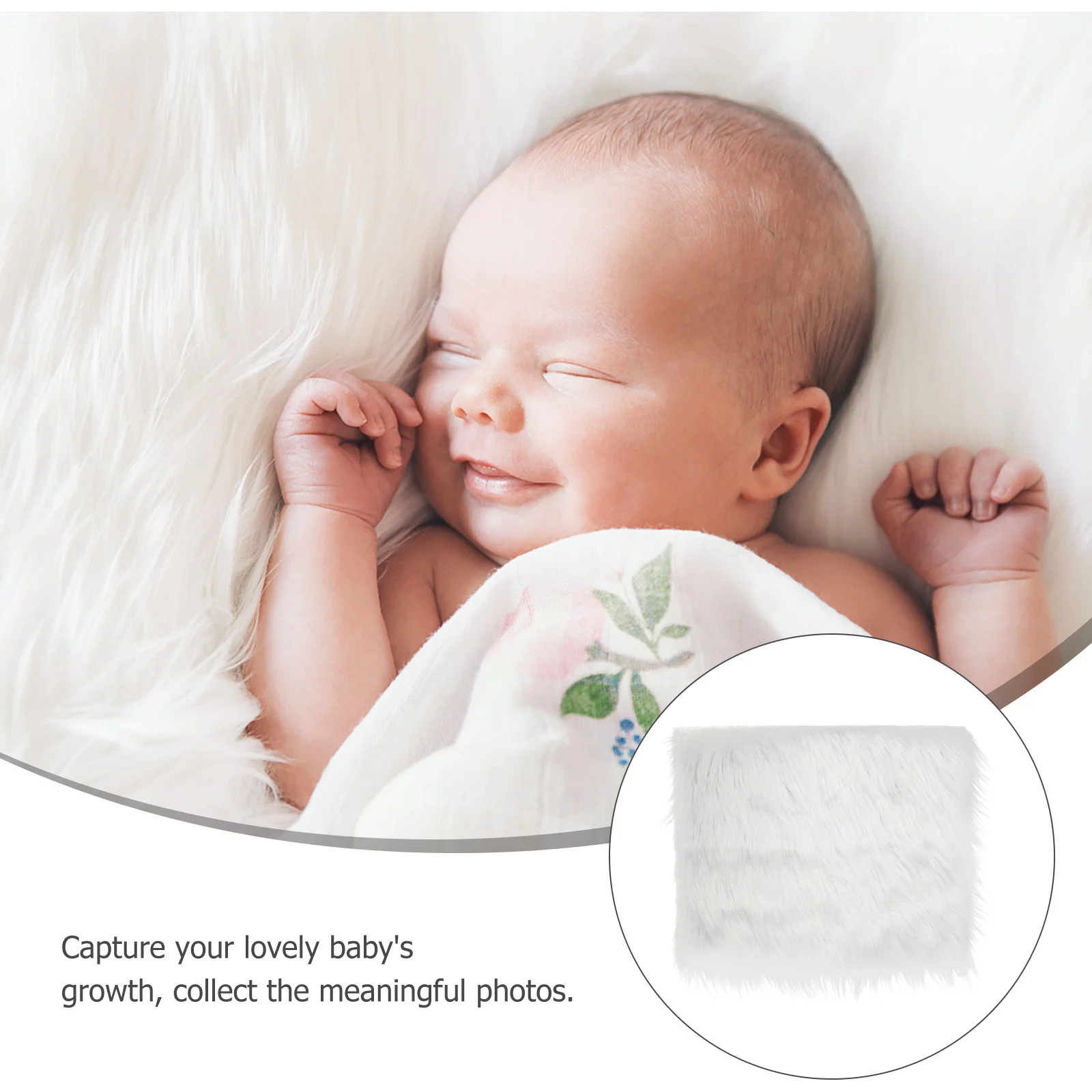 

Photography Blanket Baby Photo Shoot Furry Backdrop Baby Photo Blanket Ultra Soft Comfortable Newborn Prop