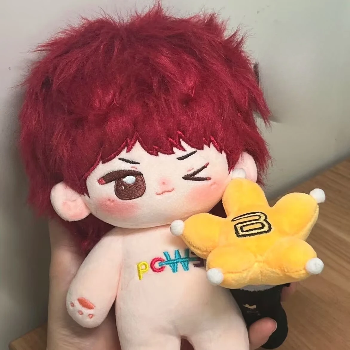 دمية قطنية أصلية "G-Dragon" مقاس 20 سم، دمية على شكل نجمة قطيفة، هدية لطيفة للأصدقاء حولها