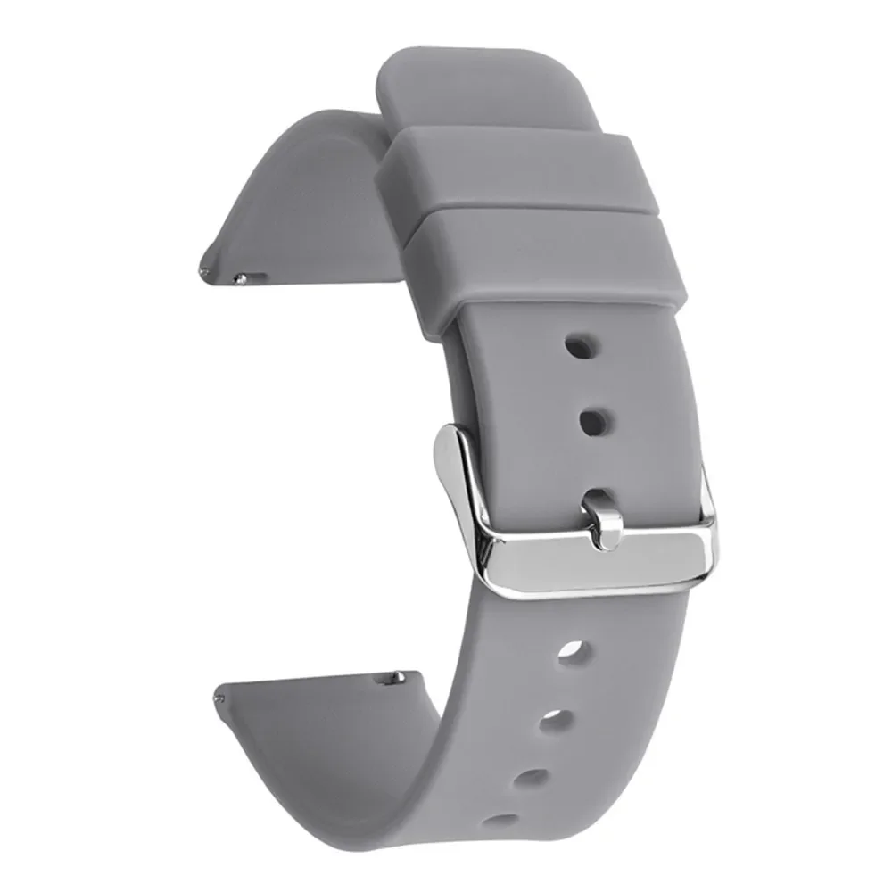 Quick Release Siliconen Band Voor Samsung Galaxy Voor Huawei Universele Smart Watch Band 20Mm 22Mm 24Mm 12 14Mm 16Mm 18Mm Vrouwen Mannen