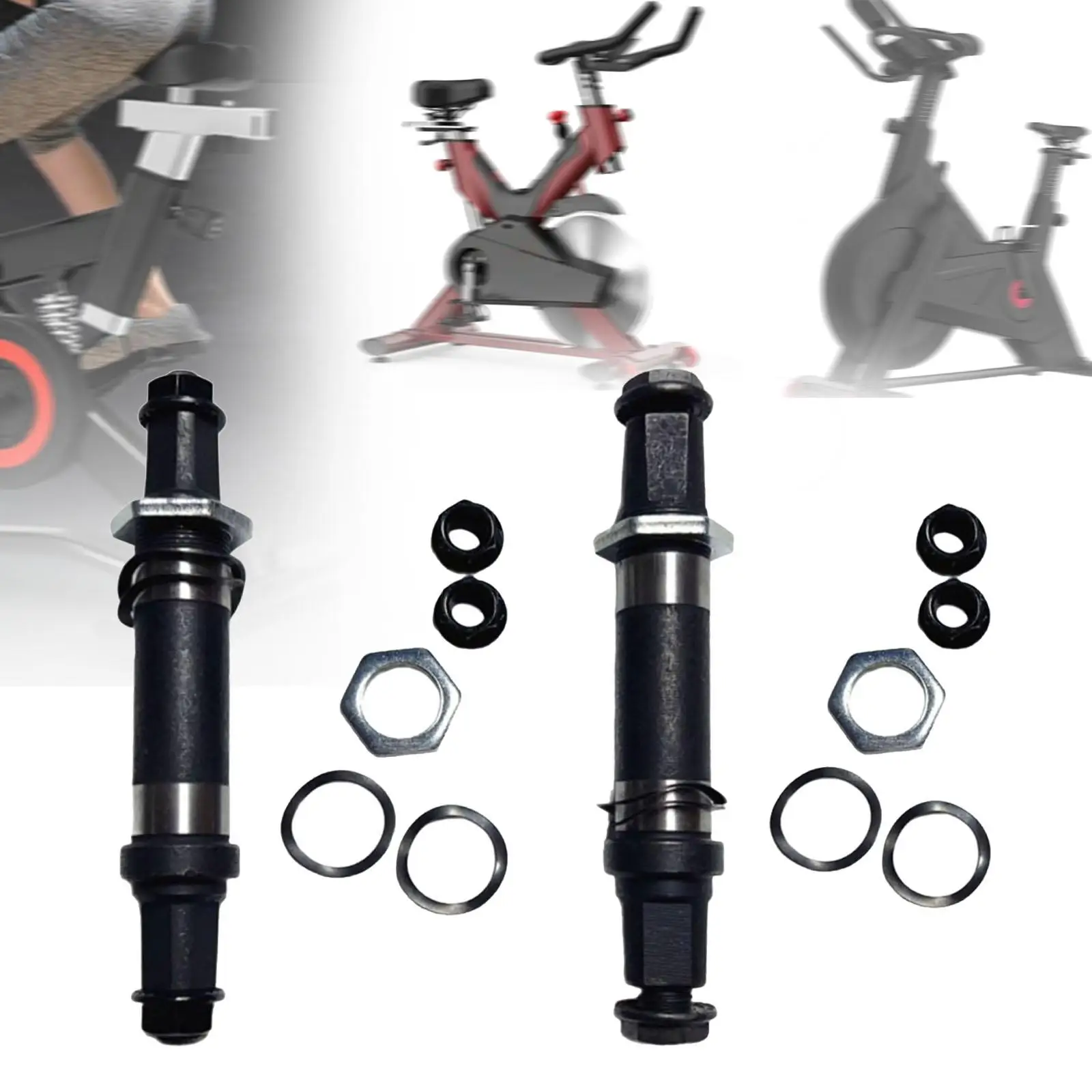 

Комплект центральных подшипников велотренажера, детали приводного подшипника, инструменты для ремонта, защитные