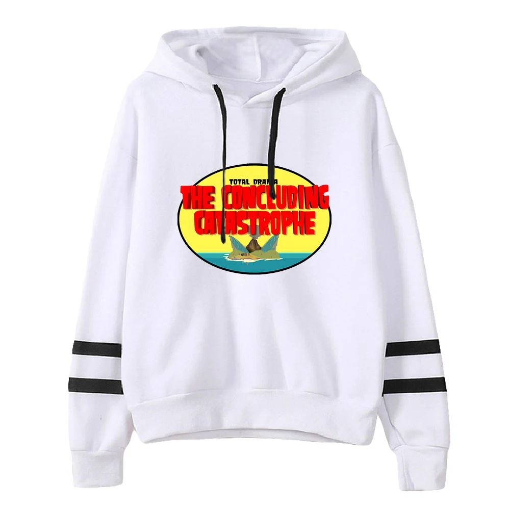 Total Drama Hoodie Unisex Pocketless Sleeve Women Men's Sweatshirt Harajuku Streetwear Funny Cartoon Clothes Plus Size