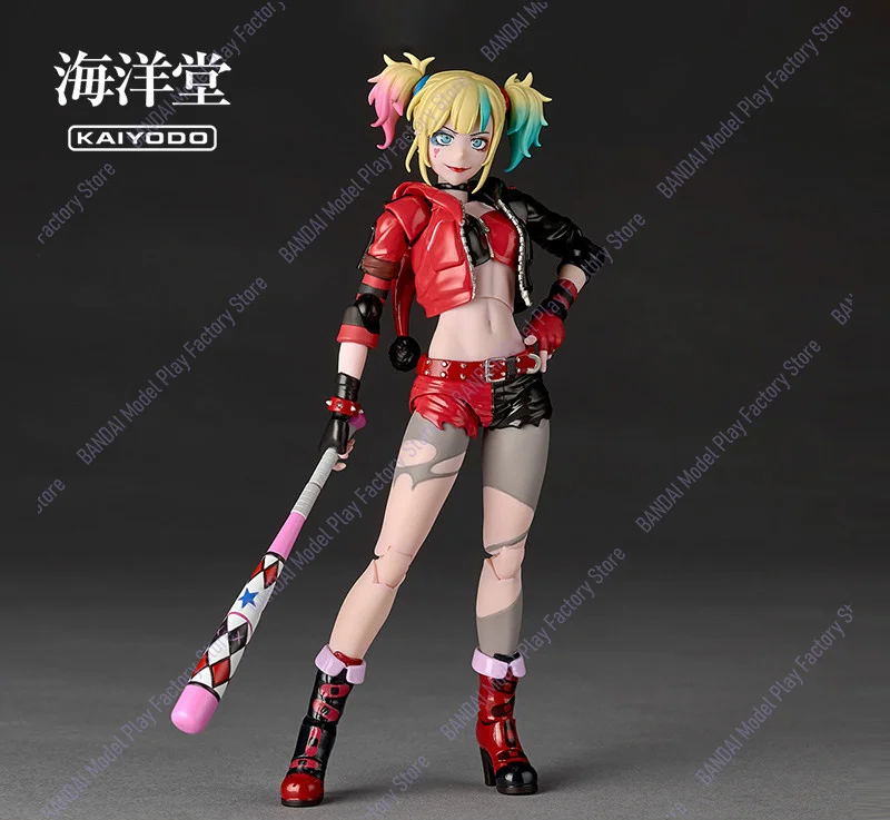 

In Stock Now Kaiyodo Harley Quinn Movability Model Toys Revoltech AMAZING YAMAGUCHI Suicide Squad The Clown's Girl