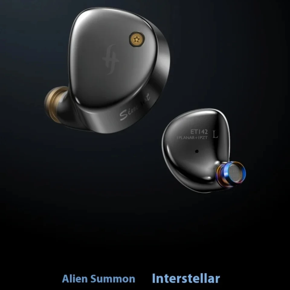 SIMGOT ET142 Magnetic Planar PZT IEMs HiFi Wired Earphones