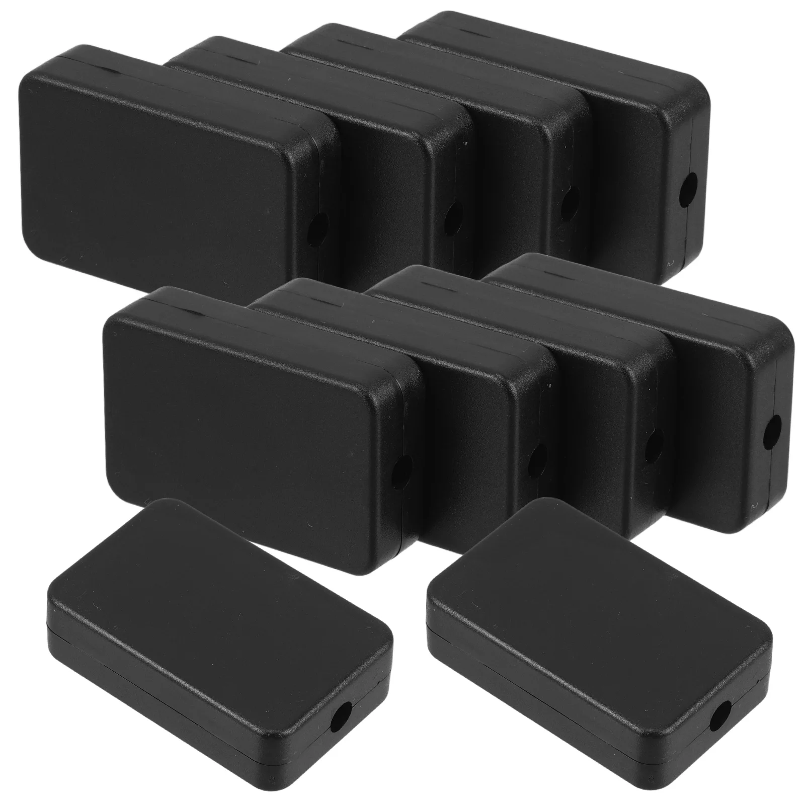 

10 Pcs Electronic Junction Box ABS Enclosure Heat Dissipation Reliable Connection Smooth Shell Indoor Waterproof