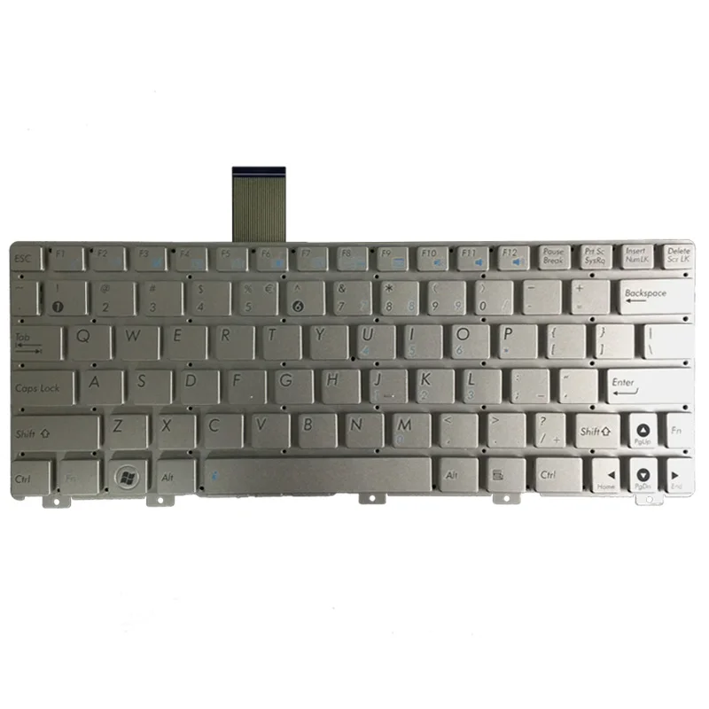 US silver laptop Keyboard for ASUS Eee PC 1011 1015 1011C 1025 TF101 1025C 1015PX 1025CE X101 X101H X101CH 1011B 1018PT 1018P