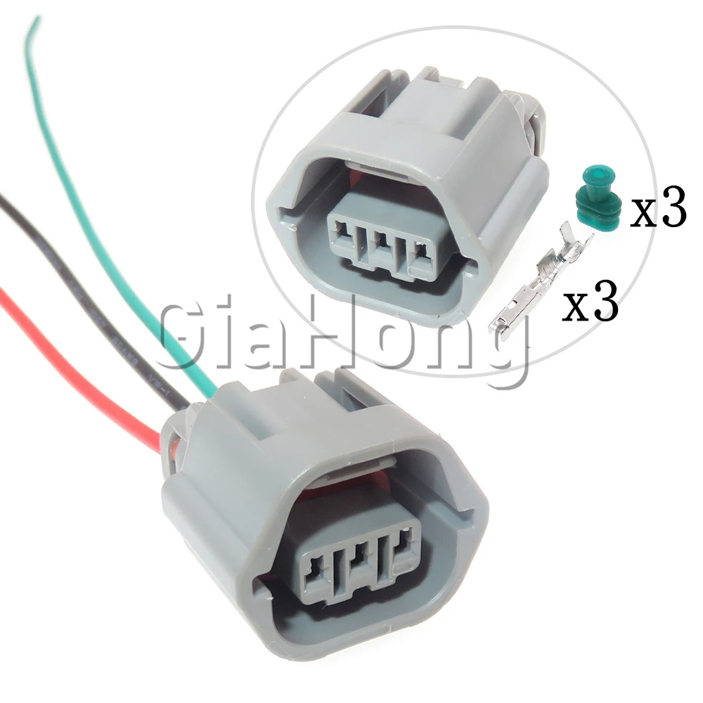 1 Set 3 Ways MG 641295-4 Starter Car Camshaft Sensor Plug 7283-8732-40 Waterproof Wiring Socket MG641295-4 Auto Parts