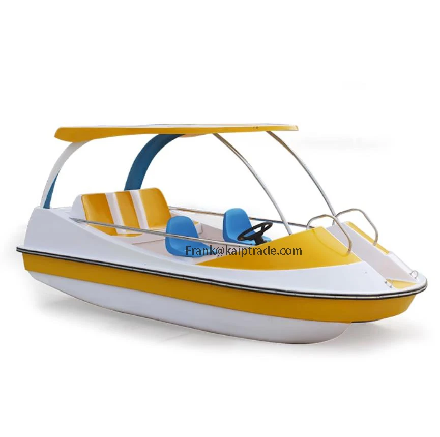 Fiberglass FRP ocean sea used 5 person electric paddle inflatable boat with inboard engine adult bumper jet boat propulsion unit