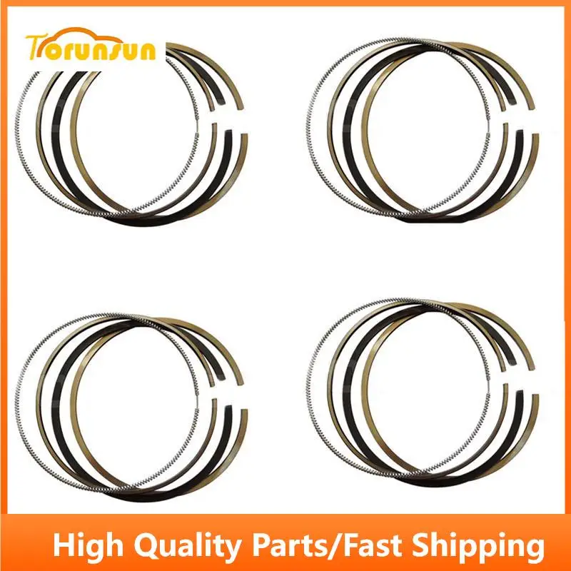 4PCS Piston Ring Set XY 4HK1 8976034231 8-97603423-1 8980401250 8-98040125-0 For FOR ISUZU Engine