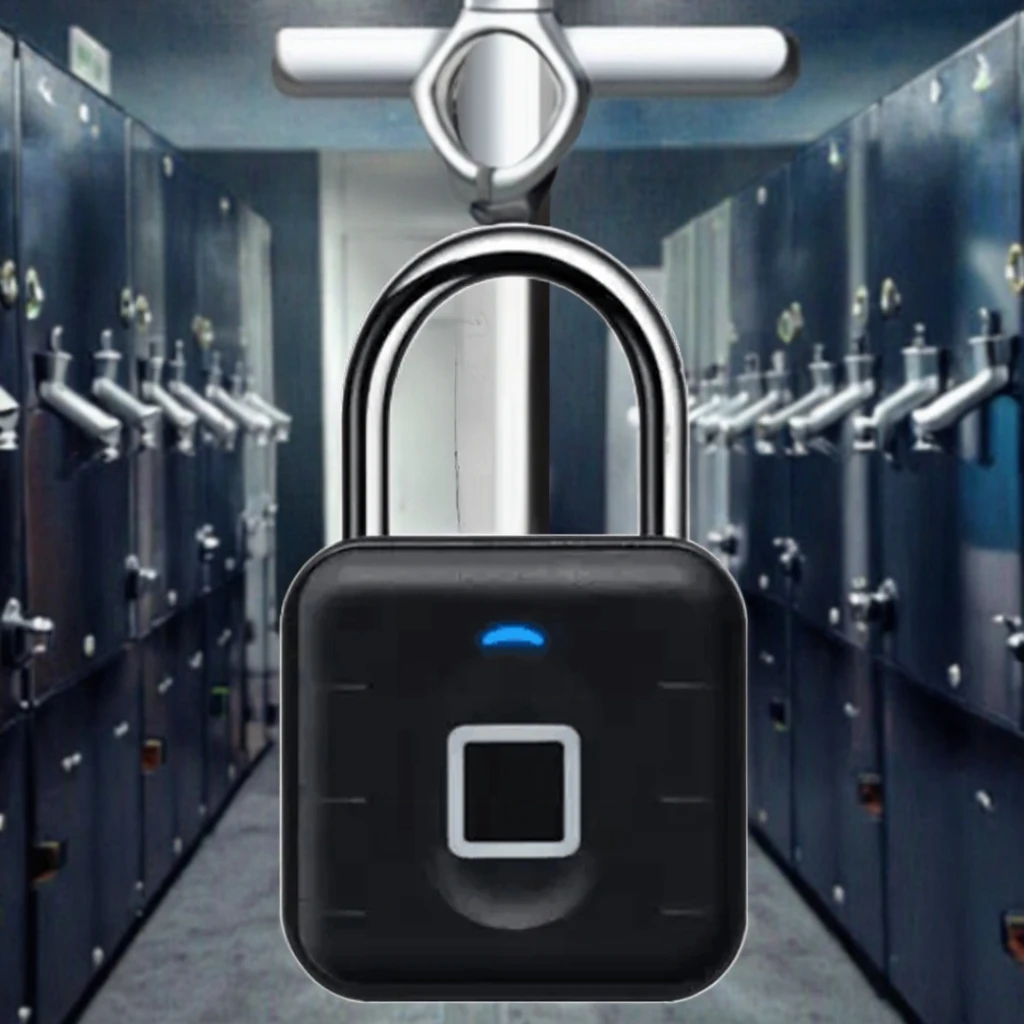 IP65 impermeable aleación de Zinc inteligente Tuya candado de huella digital seguridad inteligente cerradura electrónica inteligente nueva generación Tuya táctil