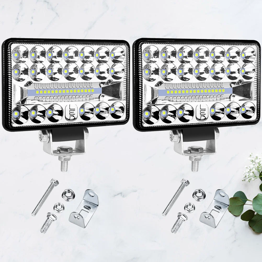 

2pcs 4 Inch 36 Leds 180W Led Work Lamp Ip67 Waterproof Durable For Car Motorcycle Truck Boat Off-Road Atv Utv Marine Auxiliary