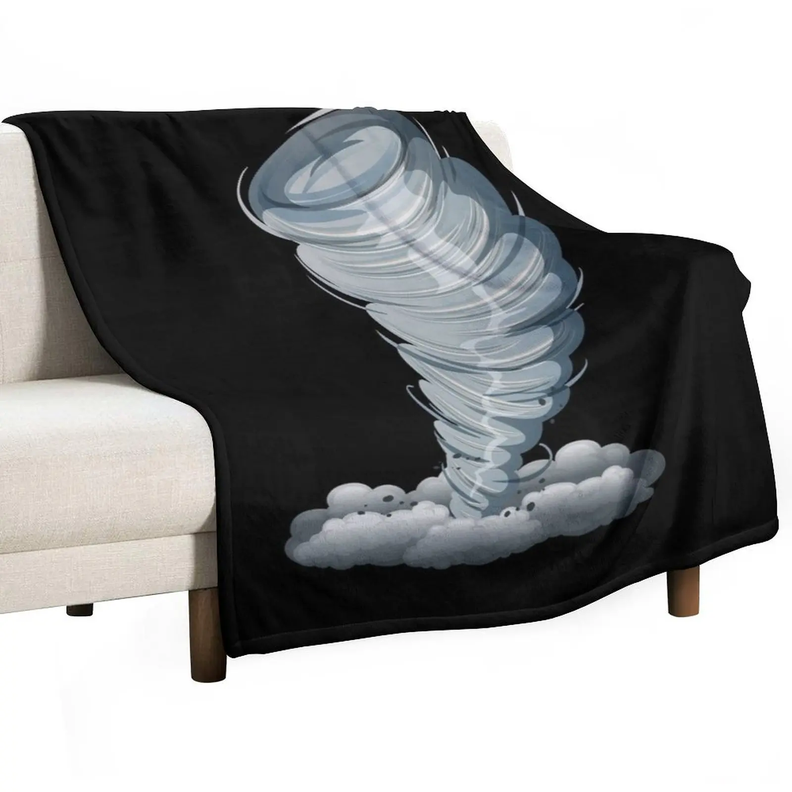 

Tornado Storm Weather Gift Throw Blanket Sofas Sleeping Bag Summer Decorative Sofas Blankets