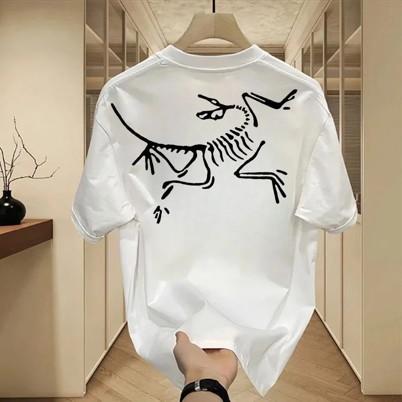 

2025 New Fashion Trend Pure Cotton Short-Sleeve T-Shirt for Men Perfect for Summer and Easy to Match with Any Outfit