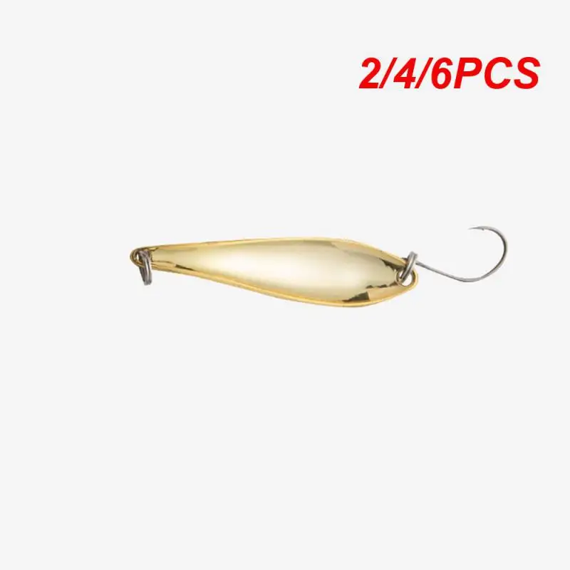 2/4/6PCS Fake Bait Noise Vibration Quiver Swimming 2.5g 3.5g 5g Mirror Plating Fishing Lures Kit Sequins Strong Penetration