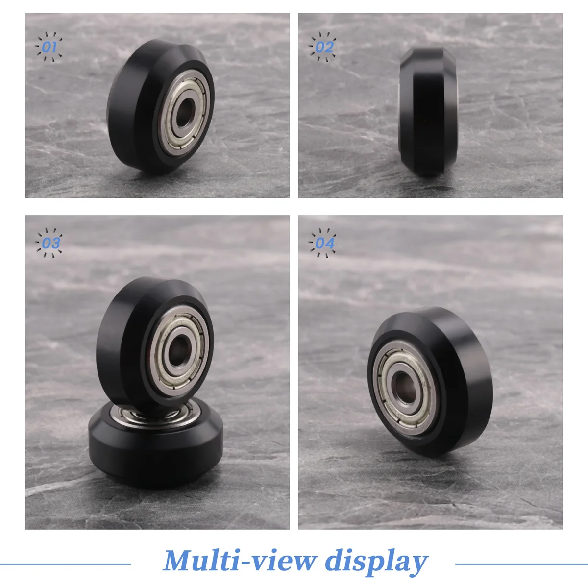 T88C [13 قطعة/الحزمة] عجلات بكرة بوم للطابعة ثلاثية الأبعاد 625Zz محمل خطي أولي عجلة مستديرة سلبي لـ CR10، 3