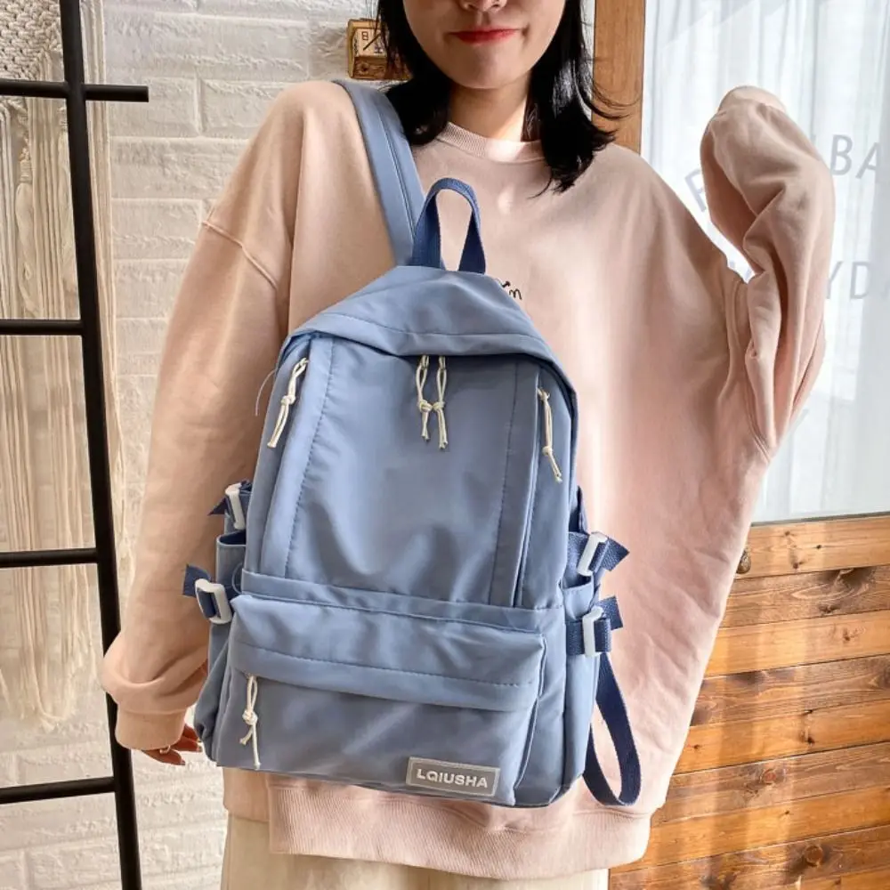 Mochila casual multicamadas, grande capacidade, leve, mochilas de viagem, bolsas escolares, estudantes