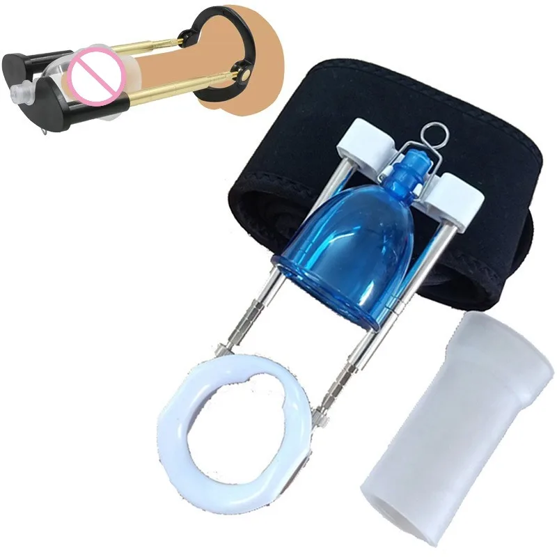 Male Physical Stretching Stand Penis Trainer Vacuum Negative Pressure Penis Exerciser  Sex Products   Sex Toys