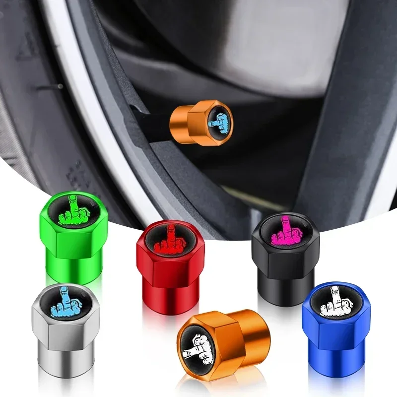 4Pcs Car Tire Valve Caps Cover Automobile Tyre Accessories For Kia Rio Picanto Ceed Forte Optima Sedona Cadenza K9 Telluride