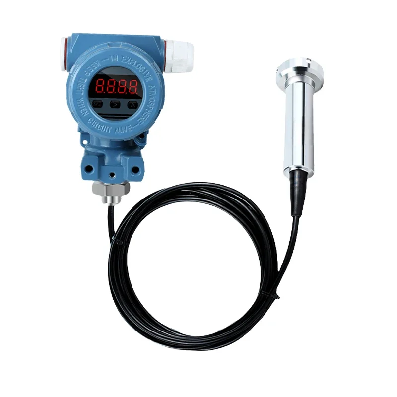 Led 316l Submersible Water Pool Deep Well Liquid Level Senso4-20ma Split Fire Reservoir Anti Blocking Liquid Level Transmitter
