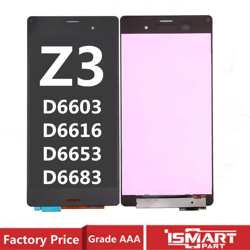 LCD For SONY Xperia Z3 Display Touch Screen Dizitizer Assembly D6603 D6616 D6653 D6683 Z3 LCD