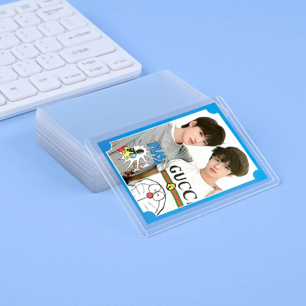 25/100pcs 35PT Top Loader Card Holder Protector 3x4 Photocard Gaming Cards Outer Sleeves Board Game Basketball Sports Card Slot