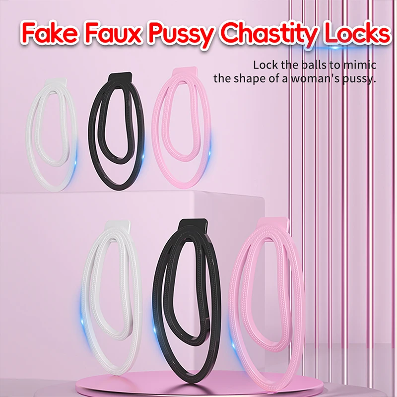 Panty Chastity With FUFU Clip Male Chastity Training Device Light Plastic Trainingclip For Man Sexy Toy Vagina Chastity Lock S/L