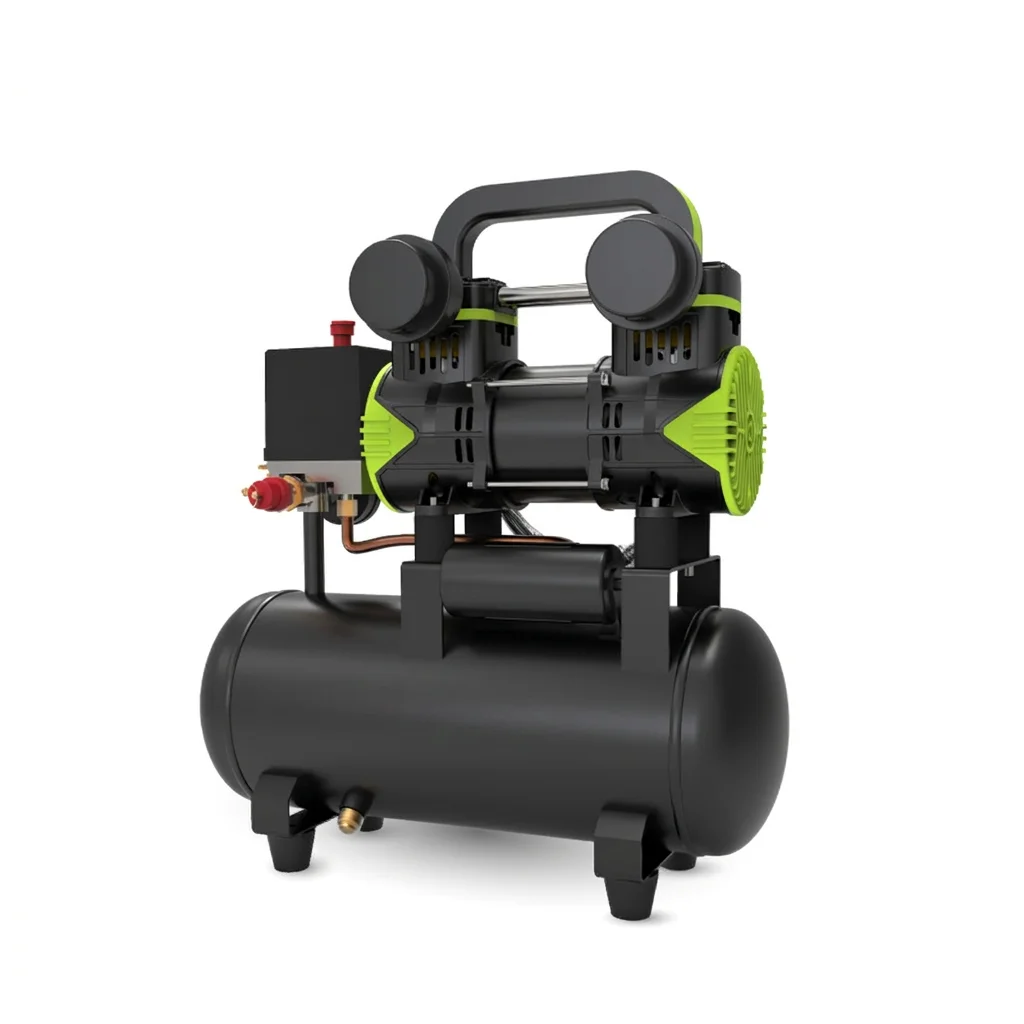 Small Air Compressor Silent Oil Free Air Compressor Used for Painting and Dusting Household Woodworking Nail Gun