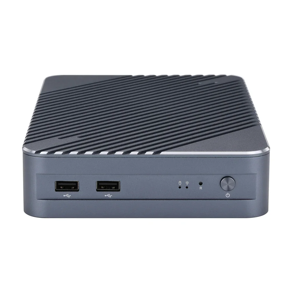 Qotom NAS Storage 4 X 2.5 Gigabit LAN Mini PC FirewallServer 4 X M.2 SSD NAS Storage Server