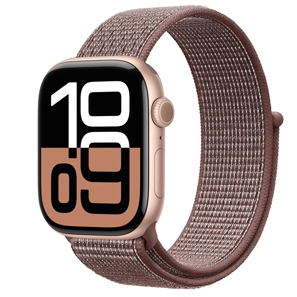 Officiële nylon lus voor Apple Watch 11 band 42 mm 46 mm 44 mm 40 mm 41 mm 45 mm 49 mm armband iWatch serie 10 9 8 7 6 5 SE3 Ultra 3 2