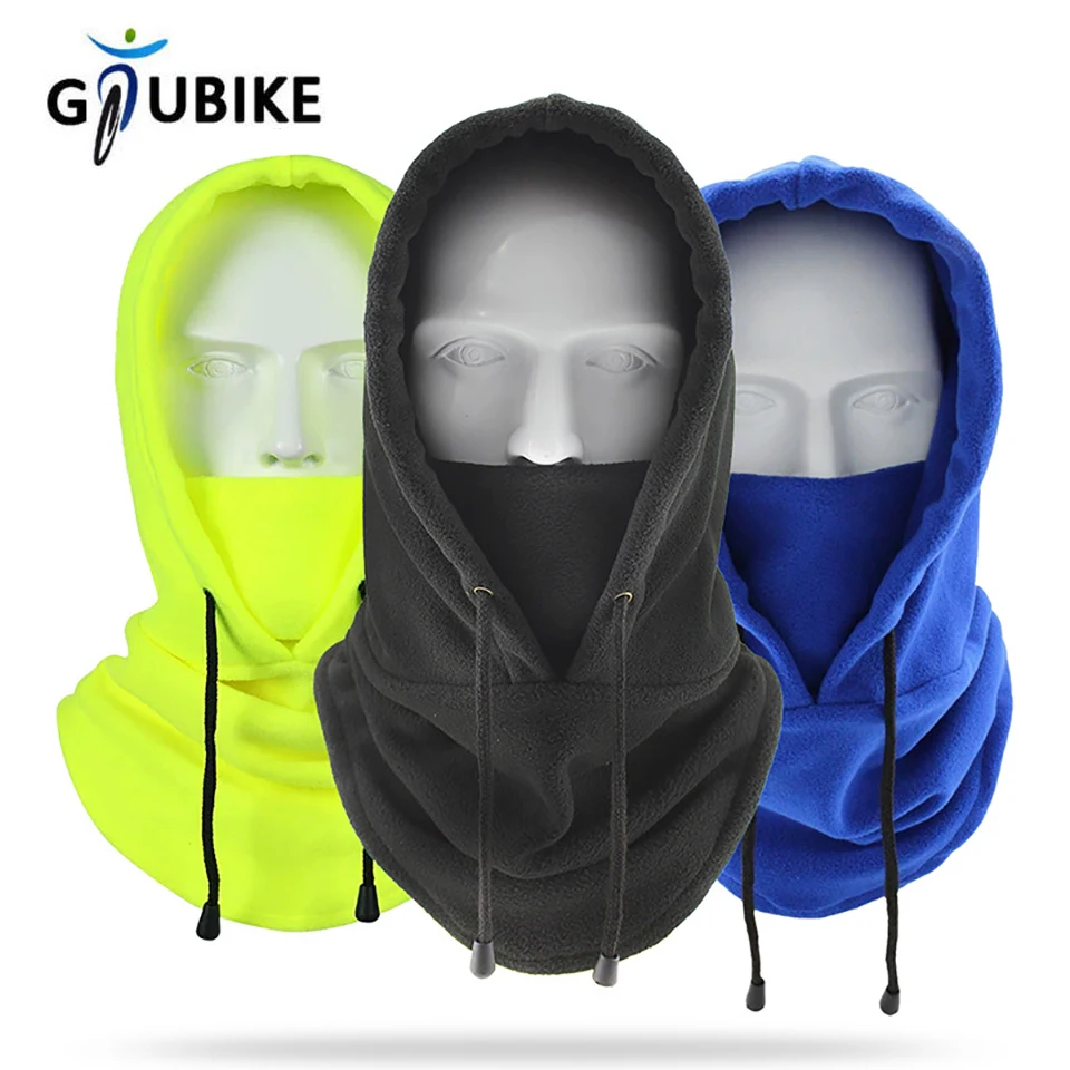 GTUBIKE nuevo Polar Polar mujeres hombres pasamontañas sombrero de invierno gorros más cálidos a prueba de viento cara completa máscara de esquí gorras hombres gorros bufandas