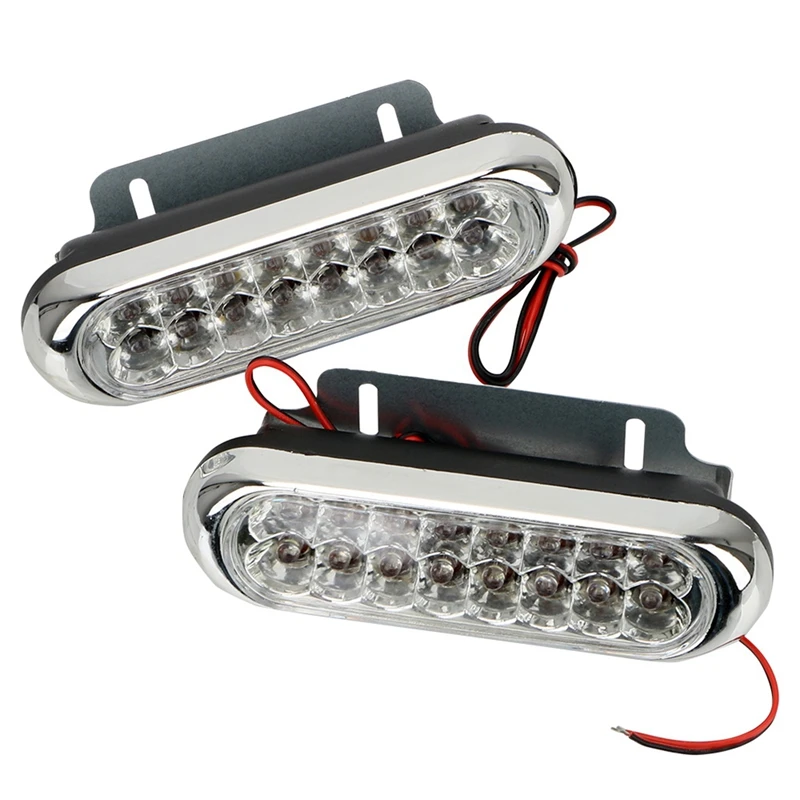 ●2PCS Car Light 16LED Daytime Running Light Fog White Light DRL Daytime Running Lamp Universal-A57M