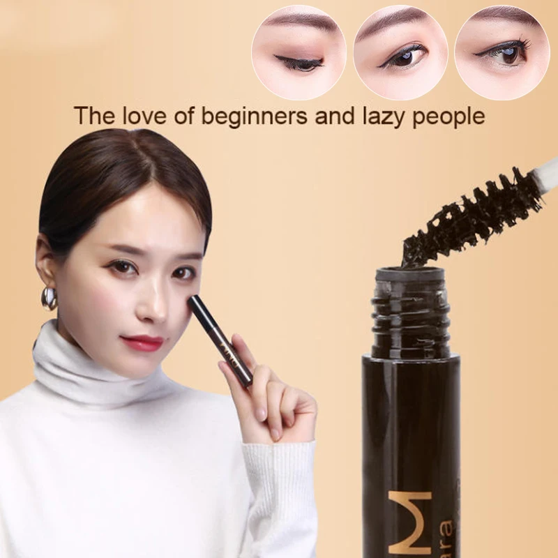 1 pezzo professionale per trucco occhi strumento cosmetico 4 colori gel per sopracciglia crema mascara - tinta impermeabile a lunga durata con pennello