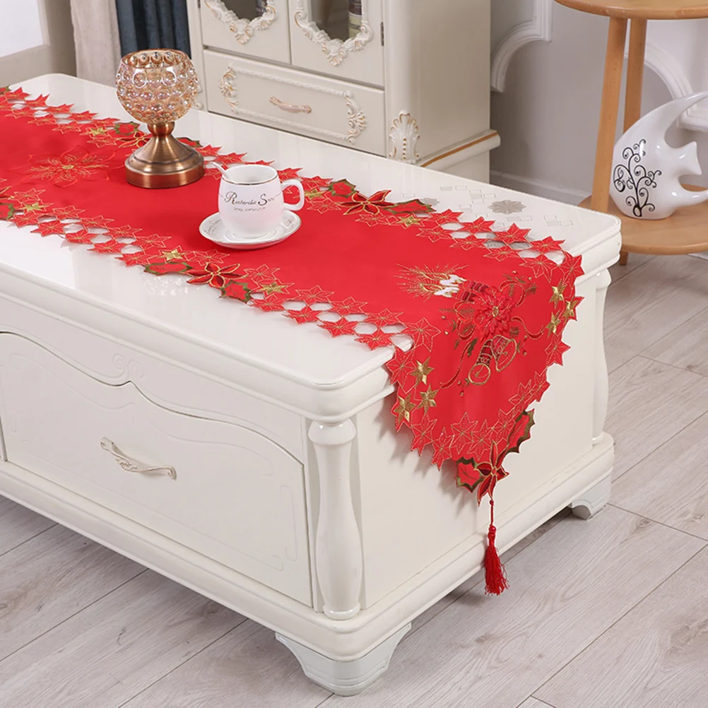 

1pc Christmas Printed Table Cover For Holiday Party Decor Xmas Decoration Festive Home Decor Christmas Table Runner Gift
