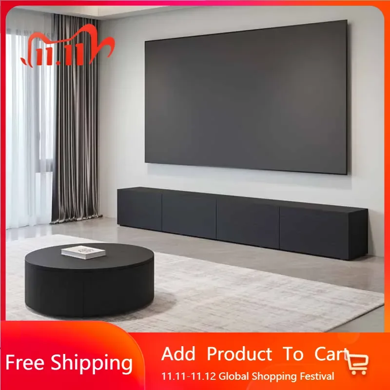 

Simple Clear Coffee Table Black Simple Living Room Side Table Round Balcony Minimalist Italian Couchtisch Postmodern Furniture