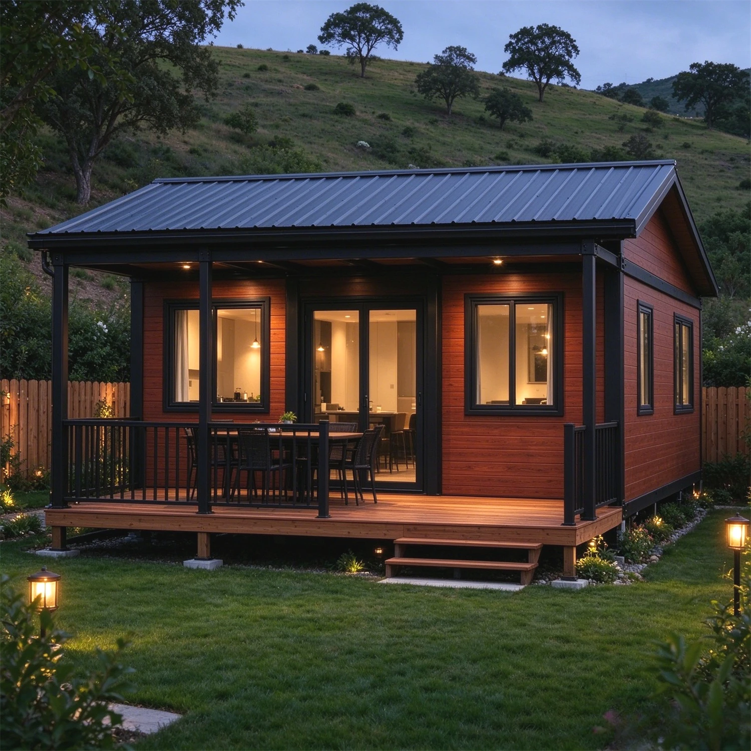 Customized Forest Cabin Mobile Modular Home Tiny House Prefabricated Homes Expandable Container House Folding Room Garden Rooms